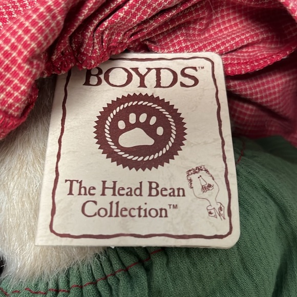 Boyds Bears Momma McVeggie & The Sweetpeas Plush Bear with Babies in Pea Pod - Picture 11 of 16